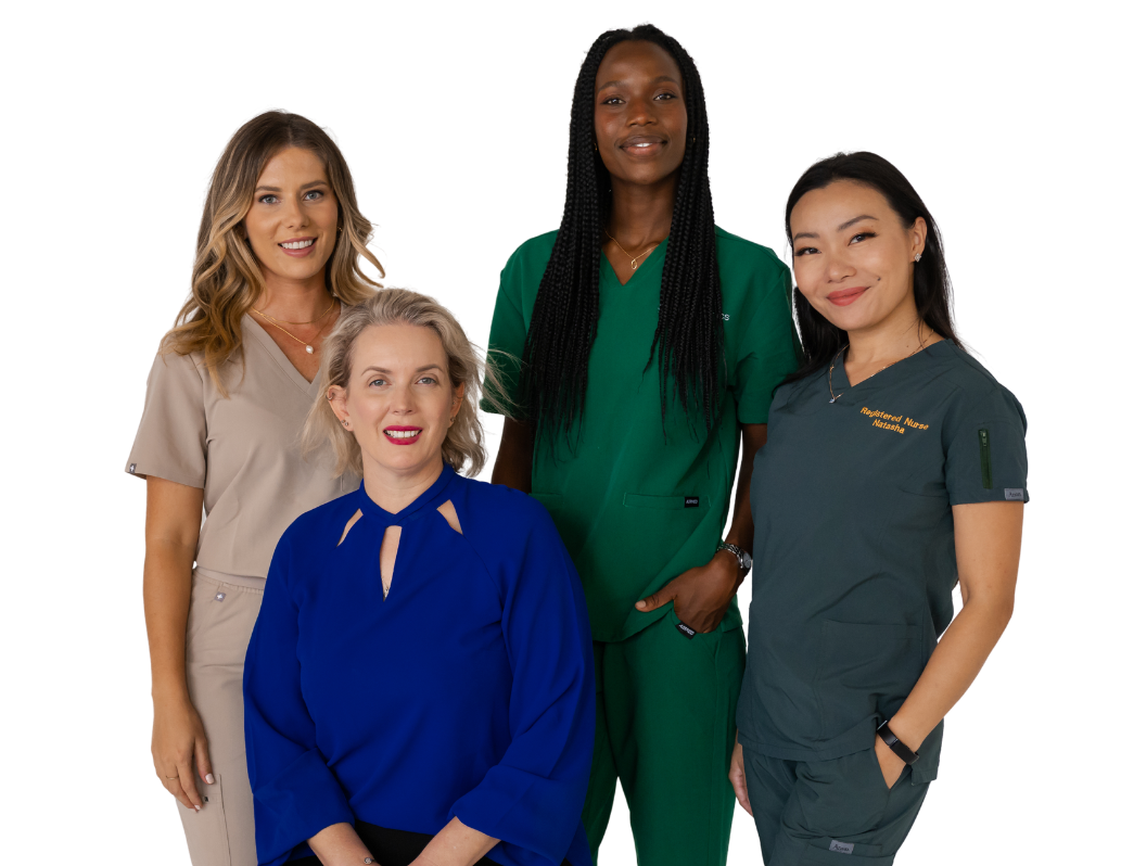 Scale Your Cosmetic Clinic - Group image of four people smiling at the camera